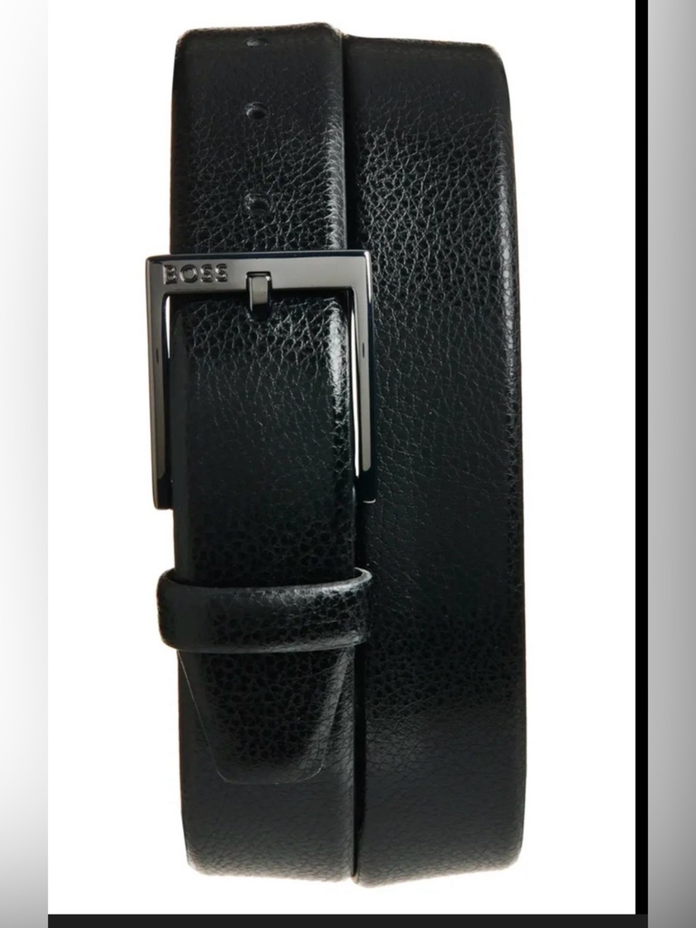 BOSS Black Elloy Leather Men’s Dress Belt